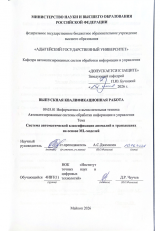 Разработка системы автоматической классификации аномалий в транзакциях на основе ML-моделей